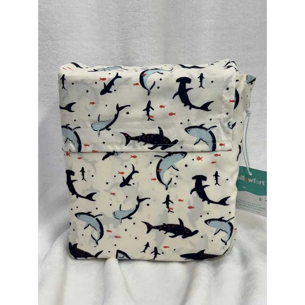 Queen Shark Microfiber Kids' Sheet Set - Pillow-fort: Ocean Theme, 4-Piece